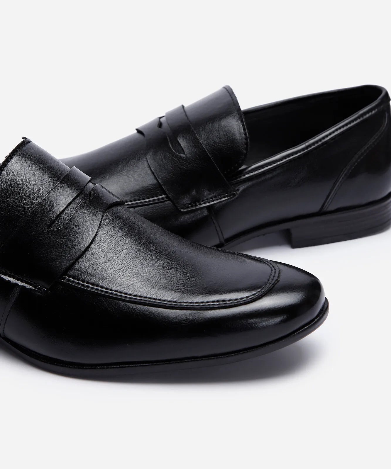 Classic Formal Derby Shoes – Black